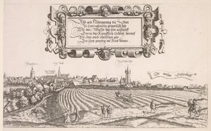 Veduta Panoramica di Norimberga: Parte Destra da Hanns Sebald Lautensack