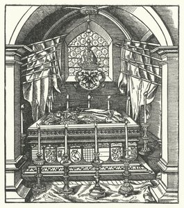 Un sarcofago degli Asburgo da Hans (after) Burgkmair