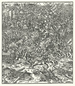 Battaglia di Guinegate, Francia, 7 agosto 1479 da Hans (after) Burgkmair
