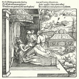 La morte rende tutti uguali (incisione) da Hans (after) Burgkmair