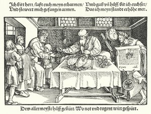 Il benefattore da Hans (after) Burgkmair