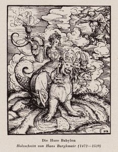 La prostituta di Babilonia (xilografia)