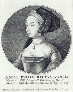 Anna Bolena, inciso da Wenceslaus Hollar