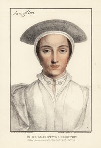 Anna di Cleves, quarta moglie di Re Enrico VIII da Hans (after) Holbein the Younger