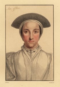 Anna di Cleves o Amalia di Cleves, 1812 da Hans (after) Holbein the Younger