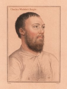 Charles Wingfield di Kimbolton Castle (1812) (incisione) da Hans (after) Holbein the Younger