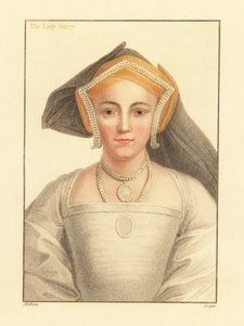 Frances Howard, contessa di Surrey, 1812 (incisione) da Hans (after) Holbein the Younger