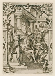 Gesù Cristo, incoronato di spine da Hans (after) Holbein the Younger