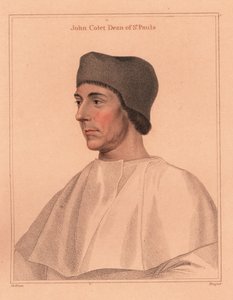 John Colet, Decano della Cattedrale di St. Paul (incisione)