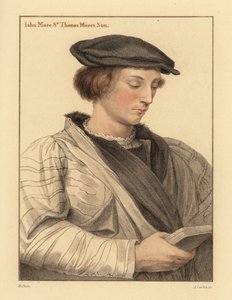 John More, 19 anni, figlio di Sir Thomas More (incisione) da Hans (after) Holbein the Younger