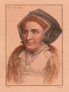 Margaret Bacon, Lady Butts, dama di compagnia alla corte di Enrico VIII, 1812 da Hans (after) Holbein the Younger