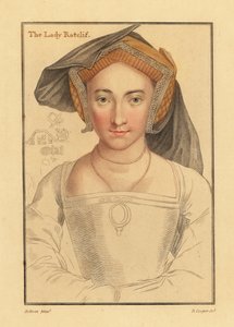 Mary Radcliffe, moglie di Robert da Hans (after) Holbein the Younger
