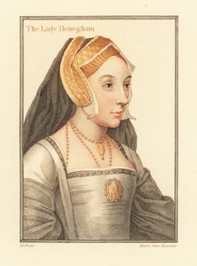 Mary Shelton, Lady Heveningham (1812) (incisione) da Hans (after) Holbein the Younger