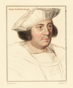 Sir Henry Guldeford, Maestro dei Cavalli (1812) (incisione) da Hans (after) Holbein the Younger