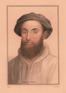 Sir William Sharington, cortigiano inglese di Re Enrico VIII (1812) (incisione) da Hans (after) Holbein the Younger