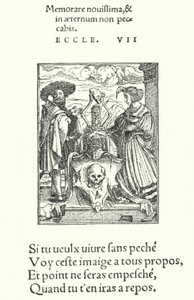 Lo stemma allegorico della morte da Hans (after) Holbein the Younger