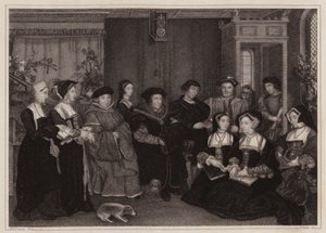 La Famiglia di Sir Thomas More da Hans (after) Holbein the Younger