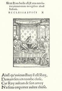 Il Re (incisione) da Hans (after) Holbein the Younger