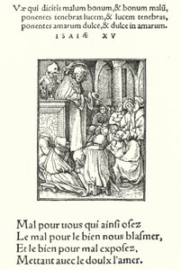 Il predicatore da Hans (after) Holbein the Younger