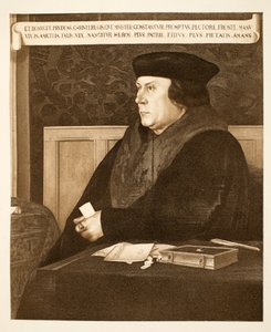 Thomas Cromwell, Conte di Essex, c.1537, pub. 1902 (collotipia) da Hans (after) Holbein the Younger
