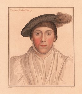 Thomas Howard, Conte di Surrey (incisione) da Hans (after) Holbein the Younger