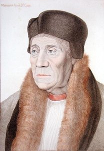 William Warham (1450-1532) (incisione) da Hans (after) Holbein the Younger