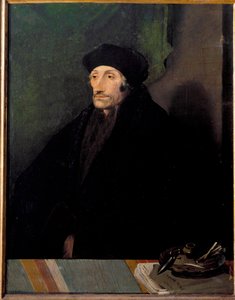 Ritratto di Erasmo da Rotterdam, umanista olandese da Hans (attr. to) Holbein the Younger