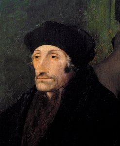 Ritratto di Erasmo da Rotterdam, umanista olandese da Hans (attr. to) Holbein the Younger