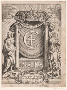 Pagina del titolo per Christian IV Reces 1643 da Hans Andreas Greys