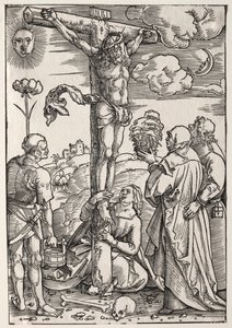 Cristo sulla Croce con Maria, San Giovanni, Maria Maddalena e Santo Stefano da Hans Baldung