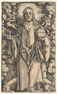Cristo con un globo, XV-XVI secolo da Hans Baldung