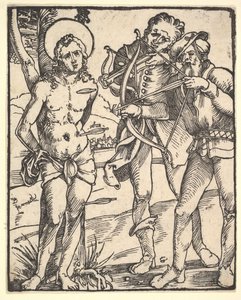 Martirio di San Sebastiano con due balestrieri