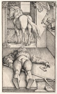 Il cavaliere stregato da Hans Baldung