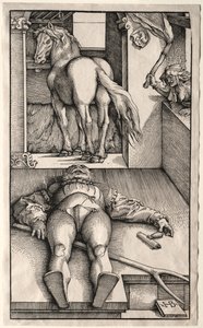 Lo sposo stregato, 1544-45 da Hans Baldung