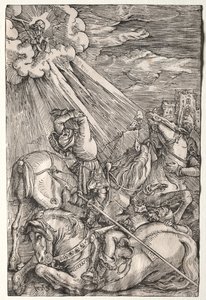 La conversione di San Paolo da Hans Baldung