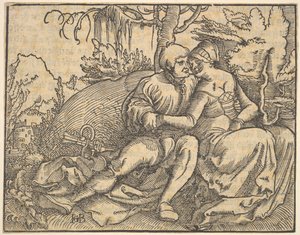 Il sesto dei dieci comandamenti, da Die zehe gebot da Hans Baldung