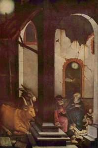 Tedesco: La nascita di Cristo Natività da Hans Baldung Grien