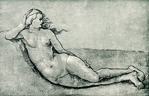 Ninfa reclinata da Hans Baldung Grien