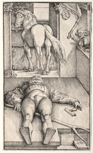 Il fidanzato stregato, 1544 da Hans Baldung Grien