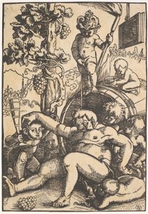 Il Bacco ubriaco, c.1520 da Hans Baldung Grien