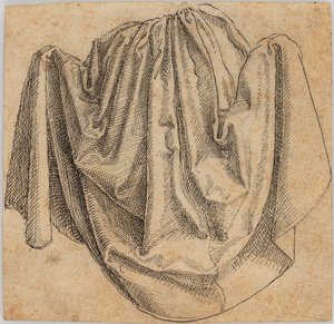 Studio di un drappeggio appeso
