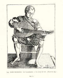 Il suonatore di liuto (incisione)