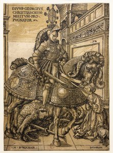 San Giorgio e il drago da Hans Burgkmair