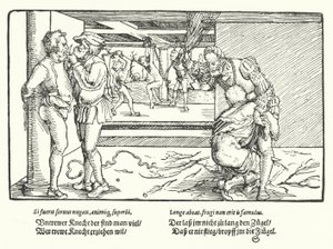 La punizione dei servi da Hans Burgkmair
