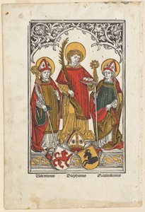 San Valentino, San Stefano e San Massimiliano da Hans Burgkmair I