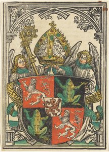Lo stemma di Wigeleus von Fröschel, vescovo di Passau