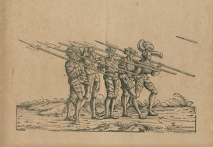 Scherma con alabarde da Hans Burgkmair der Ältere