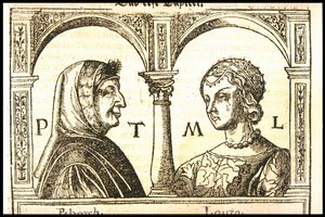 Petrarca e Laura, ca. 1545