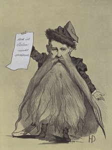 Caricatura del patriota polacco Franciszek Smolka