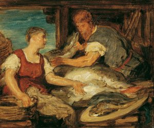 La venditrice di pesce da Hans Canon